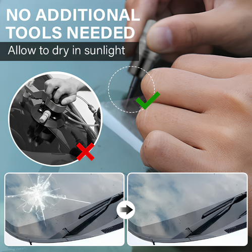 Oakvesta GlassFix — Windshield Chip & Crack Repair Kit